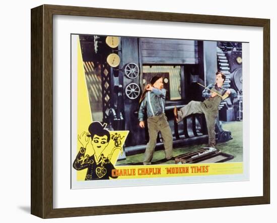 Modern Times, 1936-null-Framed Art Print