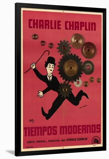 Modern Times, Argentine Movie Poster, 1936-null-Framed Art Print