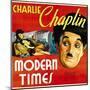 Modern Times, Charlie Chaplin, Paulette Goddard, 1936-null-Mounted Art Print