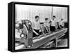Modern Times, Charlie Chaplin, Tiny Sandford, 1936-null-Framed Stretched Canvas