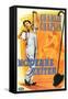 Modern Times, German Movie Poster, 1936-null-Framed Stretched Canvas