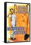 Modern Times, German Movie Poster, 1936-null-Framed Stretched Canvas