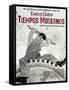 Modern Times, Spanish Movie Poster, 1936-null-Framed Stretched Canvas