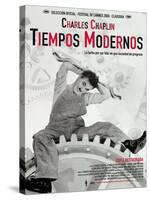 Modern Times, Spanish Movie Poster, 1936-null-Stretched Canvas