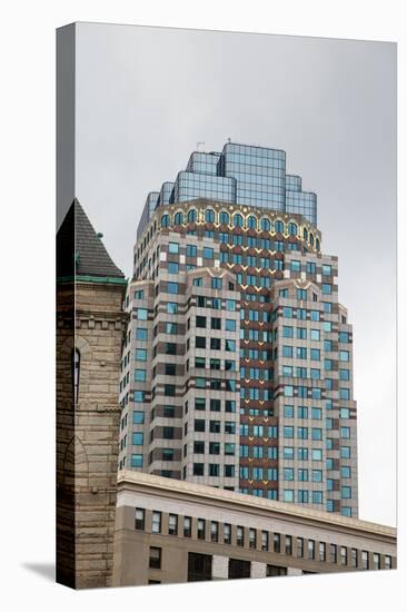 Modern Tower in Boston beyond Classic Buildings-dbvirago-Stretched Canvas