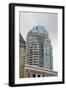 Modern Tower in Boston beyond Classic Buildings-dbvirago-Framed Photographic Print