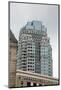 Modern Tower in Boston beyond Classic Buildings-dbvirago-Mounted Photographic Print