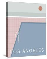 Modern Traveller - Los Angeles-Tom Frazier-Stretched Canvas