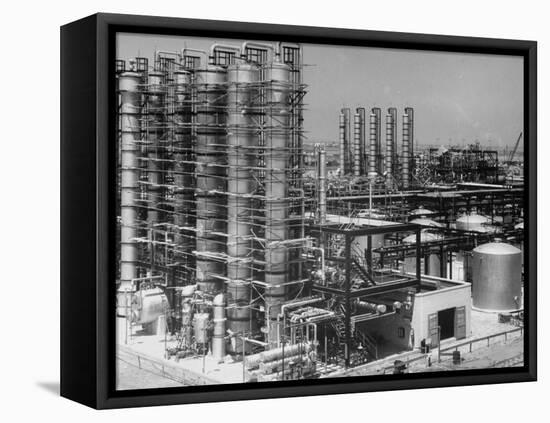 Modern Union Carbide Buildings-J^ R^ Eyerman-Framed Stretched Canvas