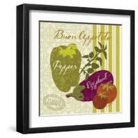 Modern Veggies-Lola Bryant-Framed Art Print