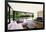 Modern Villa, Interior, Wide Living Room with Pink Divan-zveiger-Framed Photographic Print