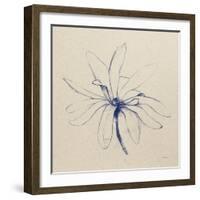 Modern Vintage Floral I Indigo-Avery Tillmon-Framed Art Print