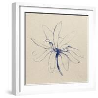 Modern Vintage Floral I Indigo-Avery Tillmon-Framed Art Print