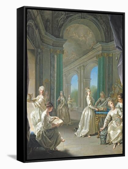 Modern Virgins, 1728-Jean Raoux-Framed Stretched Canvas