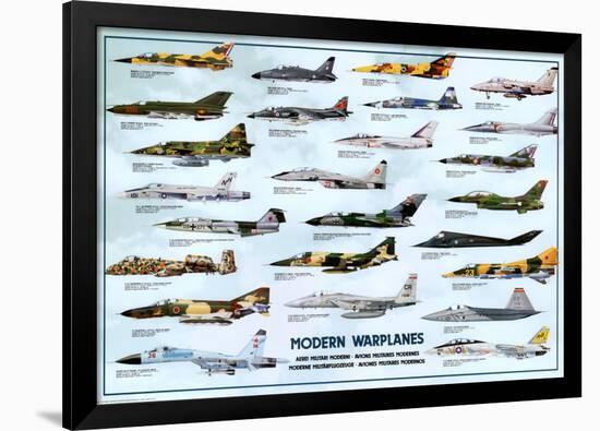 Modern Warplanes-null-Framed Poster