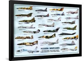 Modern Warplanes-null-Framed Poster