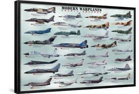 Modern Warplanes-null-Framed Poster