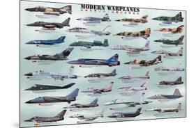 Modern Warplanes-null-Mounted Premium Giclee Print