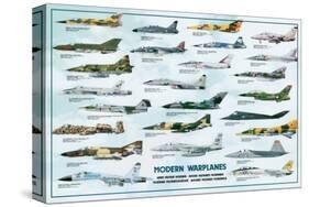 Modern Warplanes-Libero Patrignani-Stretched Canvas