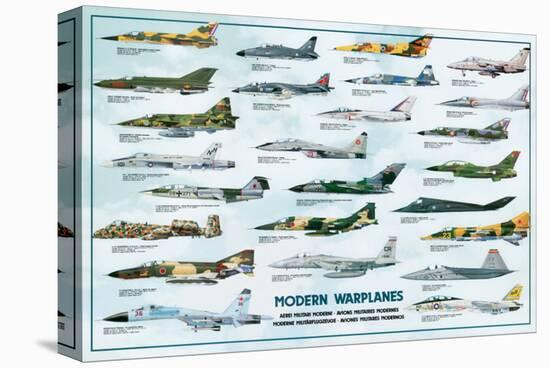 Modern Warplanes-Libero Patrignani-Stretched Canvas