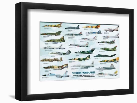 Modern Warplanes-Libero Patrignani-Framed Art Print