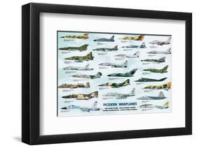 Modern Warplanes-Libero Patrignani-Framed Art Print