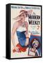 Modern Weekly Magazine Cover-David Wright-Framed Stretched Canvas