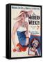 Modern Weekly Magazine Cover-David Wright-Framed Stretched Canvas