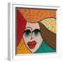 Modern Woman, 2021 (Pastel)-Margo Starkey-Framed Giclee Print