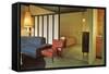 Moderne Motel Suite-null-Framed Stretched Canvas