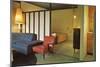 Moderne Motel Suite-null-Mounted Art Print