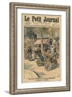 Modernisation of the Street Jobs, the Knife Grinder in His Car-French School-Framed Giclee Print