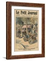 Modernisation of the Street Jobs, the Knife Grinder in His Car-French School-Framed Giclee Print