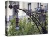 Modernista Lampost on Passeig De Gracia, Barcelona, Catalonia, Spain, Europe-Richard Cummins-Stretched Canvas