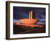 Modernistic Facade of Congress Building Designed by Oscar Niemeyer-Dmitri Kessel-Framed Photographic Print