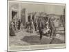 Moderns in the Home of the Ancients, a Street Scene in Pompeii-Frederic De Haenen-Mounted Giclee Print