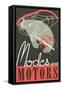 Modes and Motors Magazine Cover-null-Framed Stretched Canvas