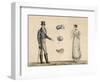 Modes for 1809-H de Viel Castel-Framed Art Print