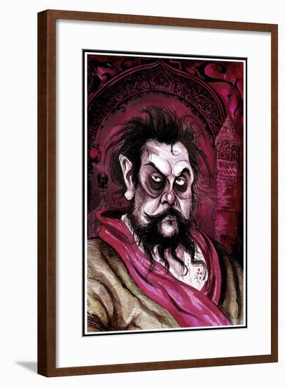 Modest Mussorgsky, Russian composer, 1839-1881-Neale Osborne-Framed Giclee Print