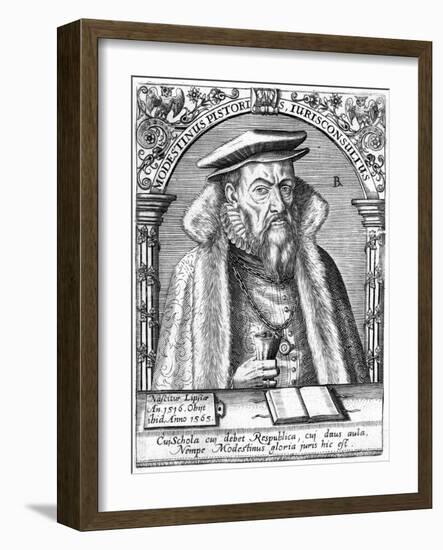 Modestinus Pistoris-Theodor De Brij-Framed Art Print