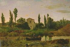 Landscape with Boat, 1867-Modesto Urgell y Inglada-Giclee Print