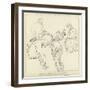 Modesty and Justice Returning to Heaven-John Flaxman-Framed Giclee Print