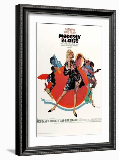 Modesty Blaise-null-Framed Art Print