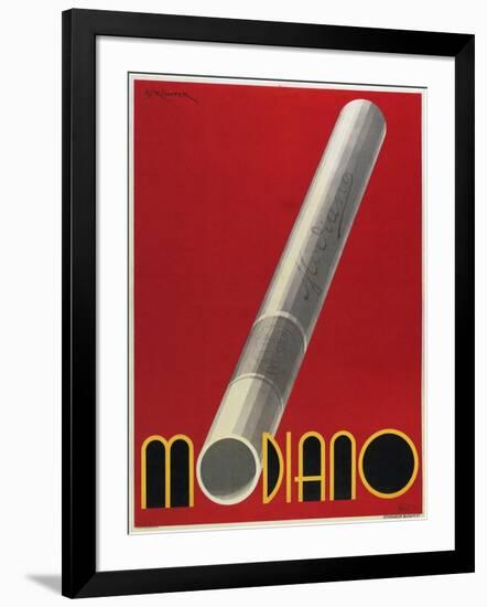 Modiano Cigs Red Italian-null-Framed Giclee Print