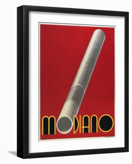 Modiano Cigs Red Italian-null-Framed Giclee Print