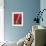 Modiano Cigs Red Italian-null-Framed Giclee Print displayed on a wall