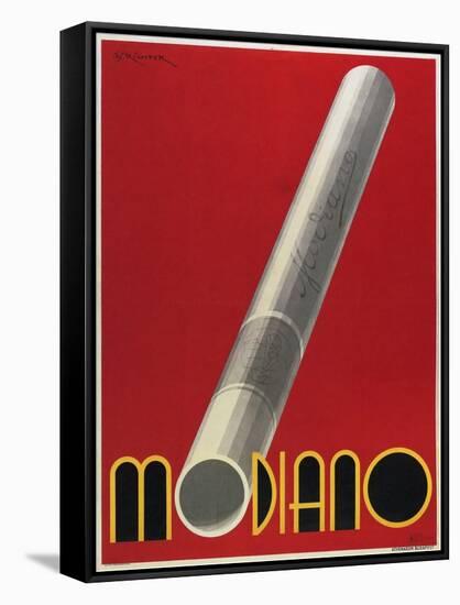 Modiano Cigs Red Italian-null-Framed Stretched Canvas