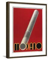 Modiano Cigs Red Italian-null-Framed Giclee Print