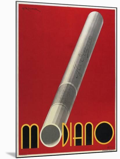 Modiano Cigs Red Italian-null-Mounted Giclee Print