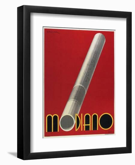 Modiano Cigs Red Italian-null-Framed Giclee Print